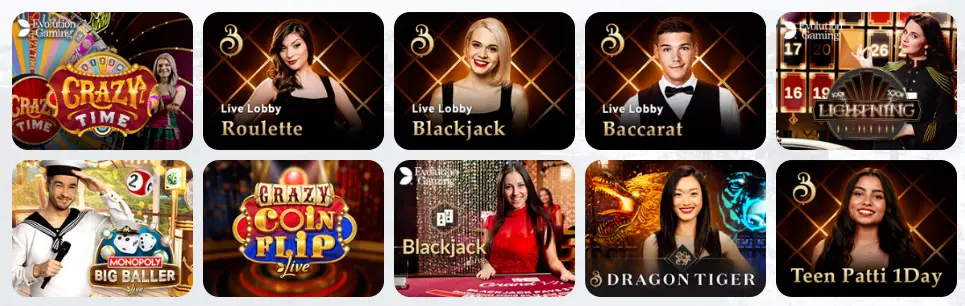 Giochi da casinò live ZENITBET CASINO