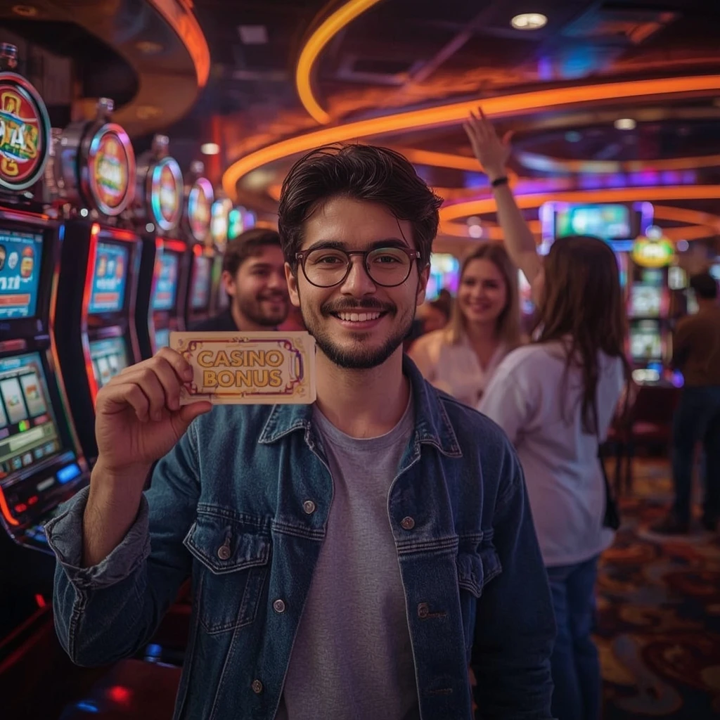 una persona con un bonus del casinò ZENITBET CASINO